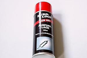 EURO LOCK Auspuff-Lack Silber / 900°C - 400ml Vespa Motorrad Auto Auspufflack