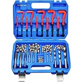 Zoomtools 131 Piezas Kit de Reparaci&oacute;n de Roscas, M&eacute;trico M5 M6 M8 M10 M12 con Broca HSS, Herrramienta de Reparaci&oacute;n de Inser
