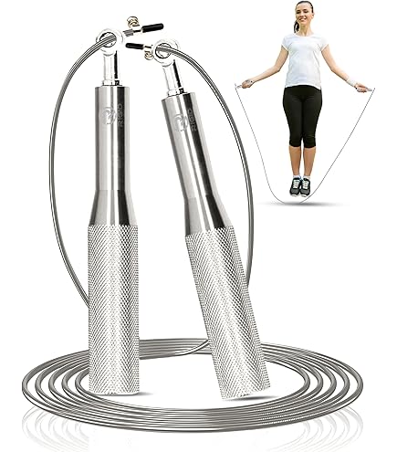 Cordless Weighted Jump Rope With Calorie Counter - Adjustable Smart Skipping Rope