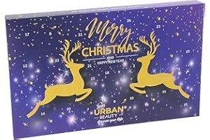 Love Urban Beauty Calendario dell'Avvento Trucco Vegano - Calendario dell'Avvento Beauty 24 Giorni - Set Regalo Cosmetici per Donne e Ragazze - Calendario dell'Avvento di Natale