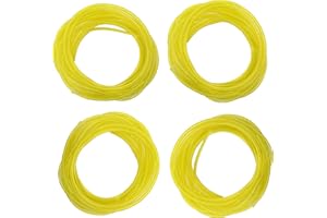 Hippotech 40 Feet Petrol Fuel Gas Line Pipe Hose Universal Fuel Line with I.D:2mm,O.D:3.5mm for Trimmer Chainsaw Blower Mover
