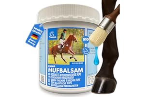 EMMA Grasso per zoccoli per cavalli 1000 ml Unguento per zoccoli per cavalli I balsamo per zoccoli sani per cavalli I rinforzante per zoccoli con olio di noce cura degli zoccoli contro gli zoccoli secchi