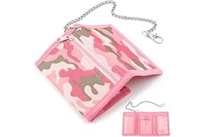 CAUTIOUS Portefeuille Camouflage Anti-RFID, Portefeuille Ado Portefeuille Fin RFID Porte Monnaie Ado Garcon Fille Portefeuille Enfant Garcon pour Enfants Adolescent Homme Cadeau