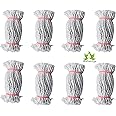 Dhathatreya Devotional Cotton Wicks Vilakku Thiri | Twisted Cotton Wicks for Daily Pooja | Panju Thiri | Batti for Aarati | Diwali Dia Wicks (Small Set of 6 (180Pcs))