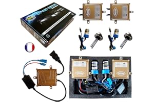 Kit Hid Xenon marca Francaise Vega® H7 55 W Slim DSP AC lampadine a embase metallico