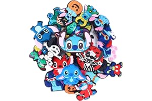 OUZHOU 30 szt. uroczych zawieszek do butów z PCW do butów krokodylskich, do butów ogrodowych, dekoracja kreskówkowa, fajne zawieszki do butów w różnych kształtach dla dziewcząt i dorosłych, bransoletka na