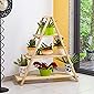 Sharpex Foldable Ladder Shelf, Plant Stand, Indoor Flower Pot Stand, Flower Pot Ladder, Folding A Frame Display Shelf…