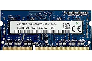 OPAX51 Memoria RAM DDR3L SODIMM, 4GB, 1600 MHz, PC3L-12800S, 204 Pines, CL11, 1.35V para Ordenador Portátil Notebook Laptop