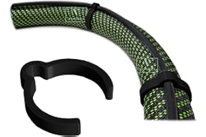 Vestigia® - Clips de Câble et Tuyau Compatibles avec Festool CT CTL Mini/Midi Makita Bosch Aspirateur de Poussière Tuyau 33/35mm ID27 Clips de Fil Lisse Antistatique Aspiration (D27-33/34mm, Noir)