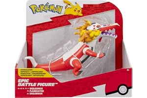 Pokémon skeledirge episk stridsfigur – 12-tums artikulerad episk stridsfigur med visningsstativ