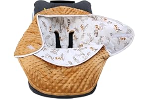 ‎MIRACLE BABY Einschlagdecke Babyschale für Winter Buggy Schlafsack Universal Fußsack Babydecke Baumwolle Baby Pucksack für Kinderwagen Autositz 3-12 Monate (Kaninchen M (3-12M))