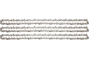 3 tallox cadenas de sierra .325" 1,6 mm 68 eslabones 45 cm compatible con Stihl Husqvarna Dolmar Makita y otras