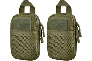 TRIWONDER Cintura a Borsello Tattico Molle, Marsupio Sportivo Militare Pounch edc, Borsa Tattica con Tasche per Sport, Caccia, Airsoft, Escursionismo, Campeggio