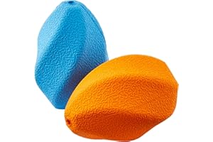 Amazon Basics Juguete para perro, dispensador de comida, masticable, juego de 2, tamaño medio, Multicolor