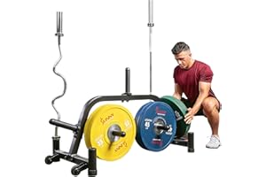 Sunny Health and Fitness - Supporto per bilanciere, Unisex, Taglia Unica, Colore: Nero