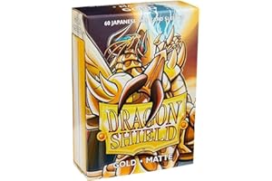 Dragon Shield - Matte Japanese Size Sleeves 60Pk - Gold