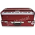 SG Musical Folding Harmonium Rosewood 42 Keys With Coupler