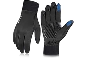 Sukeen Winter Thermal Gloves Men, Anti Slip Touchscreen Gloves Windproof and Water Resistant Running Gloves Warm Gloves Women Cold Weather Cycling Gloves for Walking Riding Driving Cycling