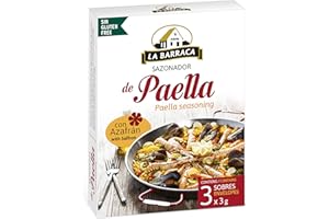 3 sachets de 3 g d'assaisonnement pour Paëlla (avec Safran), La Barraca