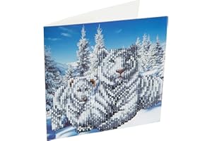 CRYSTAL ART Crystal Card Kits 18x18cm, Glas, Mulitcolor, 18x18