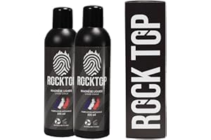 ROCK TOP Magnésie Liquide 200ml – Liquid Chalk Made in France – Grip Maximal & Mains Sèches – Escalade, Crossfit, Musculation, Street Workout, Gym – Séchage Rapide & sans Poussière – ROCKTOP