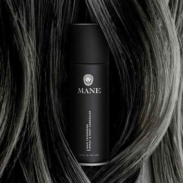 Mane Haarverdickungsspray – 200 Ml, Hellblond, Für Sofort Volleres Haar & Wurzelabdeckung