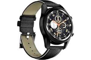 N3 ZELEK Reloj Inteligente Monitor de Presión Arterial Rastreador de Ejercicios Monitor de Frecuencia Cardíaca Impermeable Pantalla Táctil Completa Rastreador de Actividad Hombres Monitor de Sueño