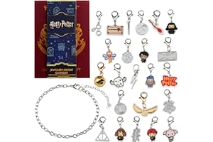 Get Trend Harry Potter Calendrier de l'Avent 2025 Fille et Ado, Bijoux Bracelet et Breloques, Compte à Rebours Féérique de Noël, Cadeau Original (Bordeaux Harry Potter)