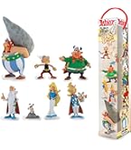 Figurine Astérix - Cétautomatix Étrangle Assurancetourix - Édition Atlas Plastoy 2001