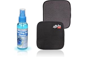 GENERISCH Set Shammy Grip Pad & Bowling-Exclusive 100 ml Bowling Ball Cleaner