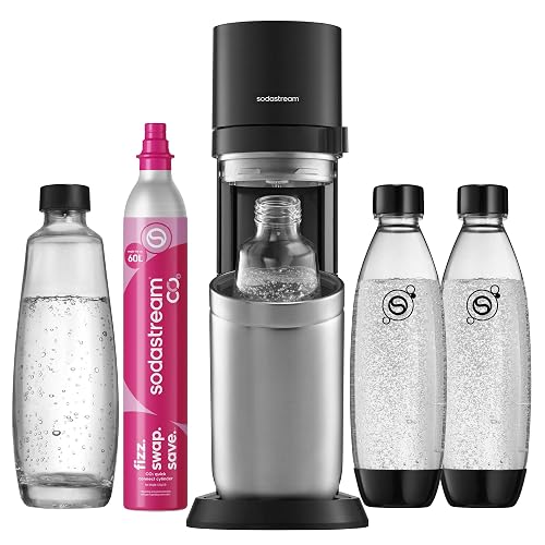 SodaStream Duo, mit Glas- und Kunststoffflaschen