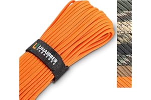 Unaibber Paracord 4mm,Paracord 550 (20/30/40M) Schnüre Seil 7 Kern-Strängen,Nylonseil Paracord aus reißfestem 100% Nylon Paracord hält bis zu 250kg für Survival Camping