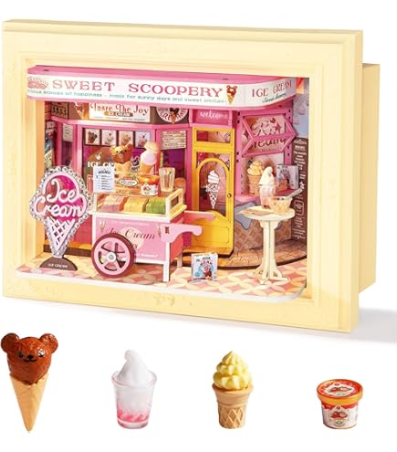 Rolife Miniatuur bouwpakket, kerstsnoepstandaard, houten