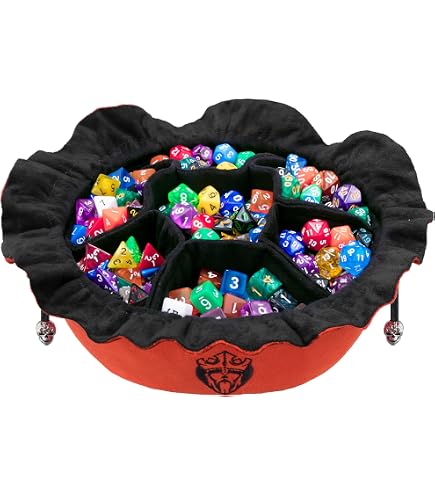 Sac à Dés Munchkin Steve Jackson Games - Grand Sac 7x7" Pour Plus De 100 Dés RPG