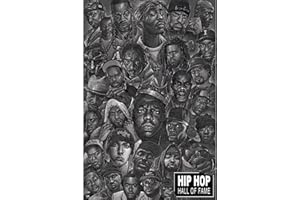 Grupo Erik Póster Hip Hop All Star - Lamina decorativa Hip Hop/Póster Producto con licencia oficial