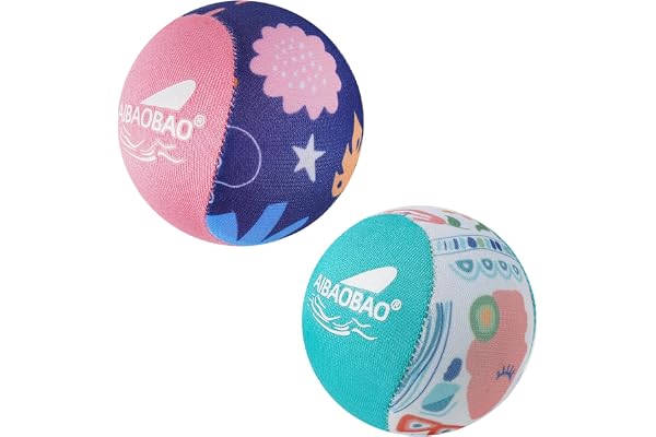 AIBAOBAO Vattenboll, 2 stycken vattenbollar för barn vuxna, vattenhoppboll, vattenbollar, återanvändbara, 5,5 cm, hoppa på vatten, vattenleksaker barn för pool, strand och hav