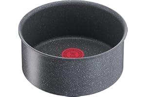 Lagostina Ingenio Mineralis Green Casseruola Fonda Ø 20 cm, Casseruola in Alluminio 100% Riciclato, per Gas, Forno e Induzione, con Indicatore di Cottura, Utilizzabile con Manico Removibile