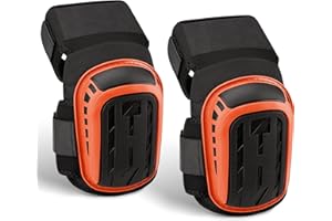 HOMIKLSA Rodilleras Profesionales con Correas Antideslizantes - Almohadilla de Gel para Jardinería, Bricolaje y Suelos