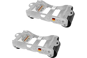 GAL - INDUSTRIAL Gal Industrial 2 Stück Auto Rangierhilfe Rangierroller Rangierheber für Pkw Abschlepp Rollwagen belastbar bis 2250 kg