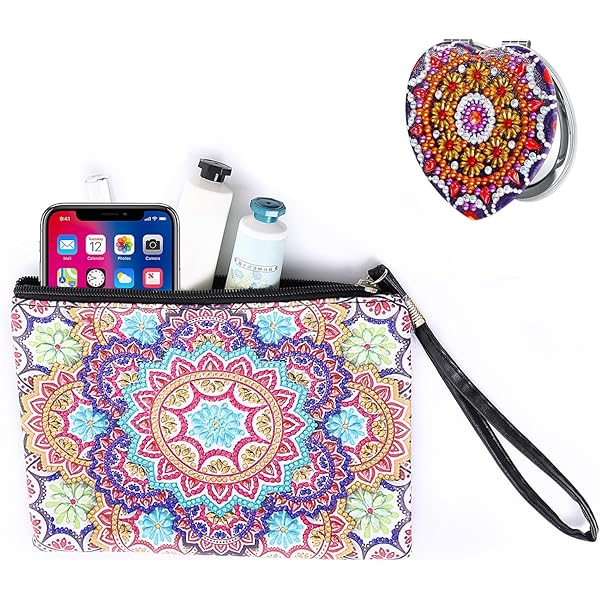 Borsa Per Pittura Diamante - 2 Pezzi Tracolla E Bracciale | Per Diamanti 5D E Arte Mandala - Foto 4