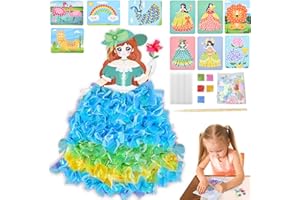 Etievort Poke Art DIY Giocattoli,Fabric Poke Art DIY Toys,Pittura a Mano 3D per Bambini,Childhood Infinite Dream Hand-Painted,Giocattoli educativi per bambine di età superiore ai 2 anni