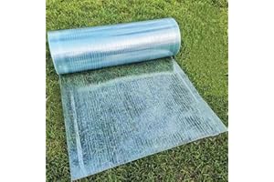 SANJIAOJIA Planchas Transparentes Tejados,Placas de Policarbonato para Techos,Hojas de Invernadero,Panel Aislamiento Fibra de Vidrio,Marquesinas Exterior Terraza Jardín,Fácil de Cortar (0.7x3m)