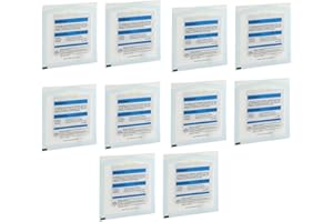 BGFS 10er Pack aluderm Kompresse einzeln steril in Peelpackung 10 x 10 cm