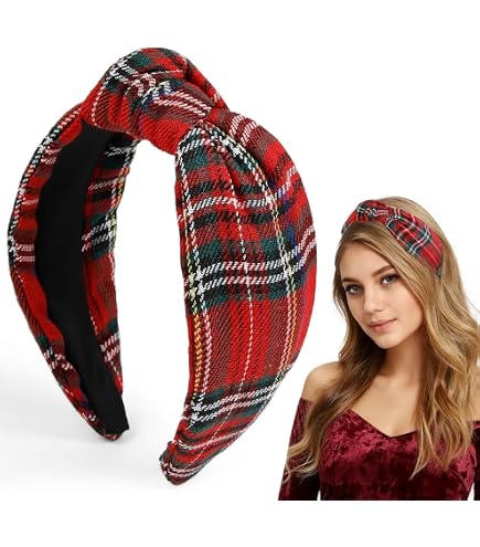 Fascia Natalizia Con Paillettes Rosse E Agrifoglio – Cerchietto Festivo Per Donne, Bambini E Ragazze, Accessorio Per Travestimenti E Cene Di Natale