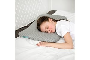 MKS Cuscino Ortopedico per Bambini, Altezza 5 cm, con Federa in Bambù, in memory foam di Alta Qualità, Cuscino Cervicale per Bambini Piccoli, Rivestimento Termoregolatore (3 – 12 anni)