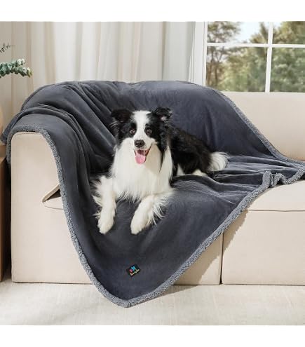 UnHide Lil‘ Pet Marsh Kunstfell-Decke – Extra Weich, Waschbar, 86,4x111,8 Cm, Weiß