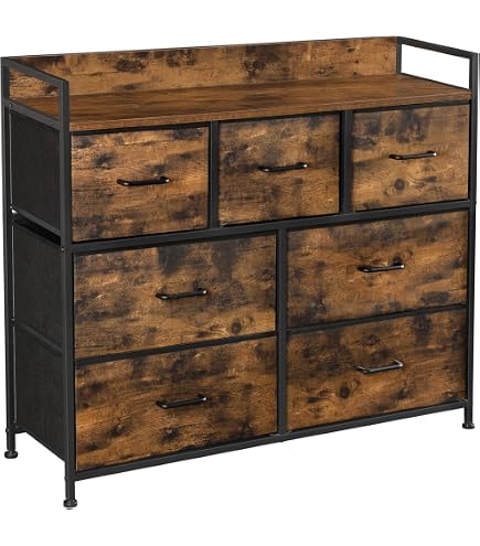 Table à Manger Industrielle VASAGLE 120x75cm | Style Vintage Avec Plateau Bois Et Cadre Métal | Pour 4 Personnes