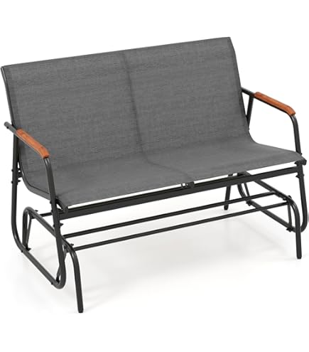 Glider Bench For Outside Patio Crosley Furniture Ridgeland Retro