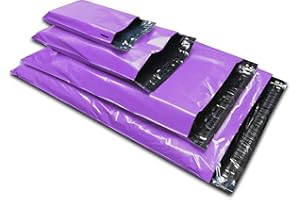 ODL Packaging Lot de 50 sacs d'expédition postale en plastique - Colorés violet