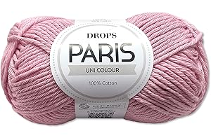 Frida's Wollhaus Drops 50 g Paris Baumwolle Sommergarn Babygarn Stricken Häkeln 54 Farben (uni colour 70 | Kirschblüte uni colour 05 | Flieder)